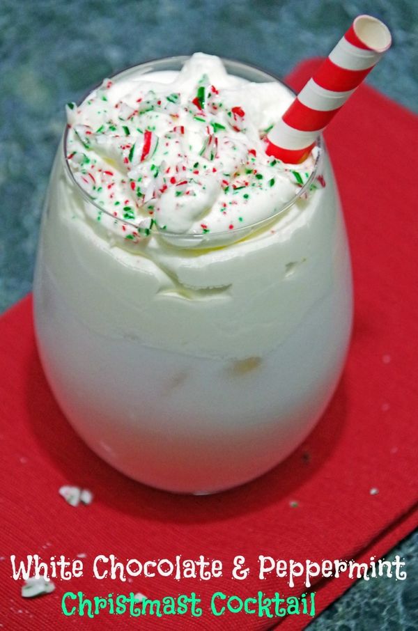 White Chocolate Peppermint Martini