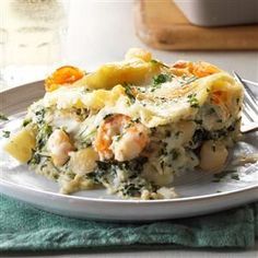 White Seafood Lasagna