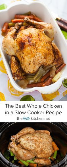 Whole Chicken in a Slow Cooker
