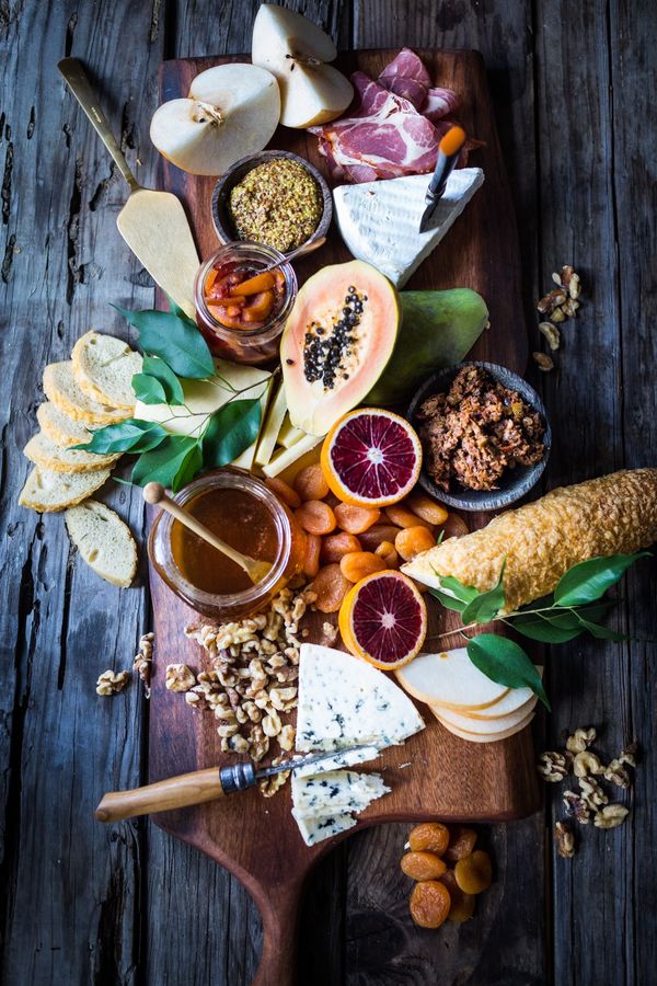 Winter Cheese Board w/ Blood Orange Marmalade