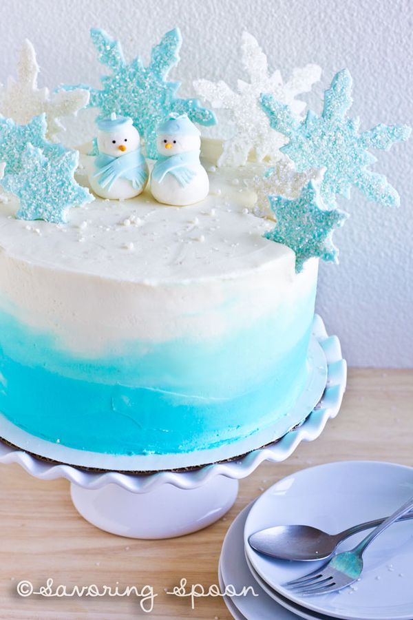 Winter Wonderland Cake