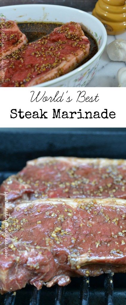 Worlds Best Steak Marinade