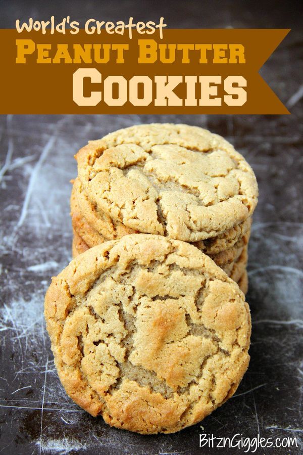 World's Greatest Peanut Butter Cookies