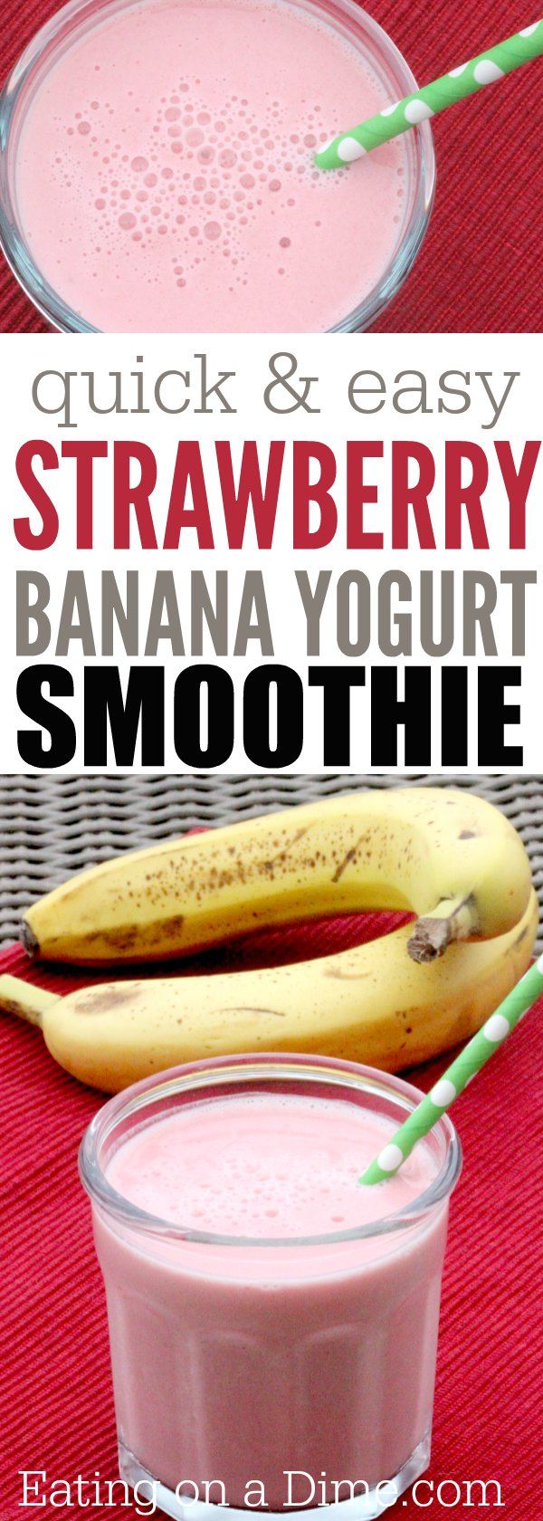 Yogurt Strawberry Banana Smoothie