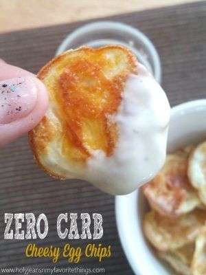 Zero Carb Cheesy Egg Chips