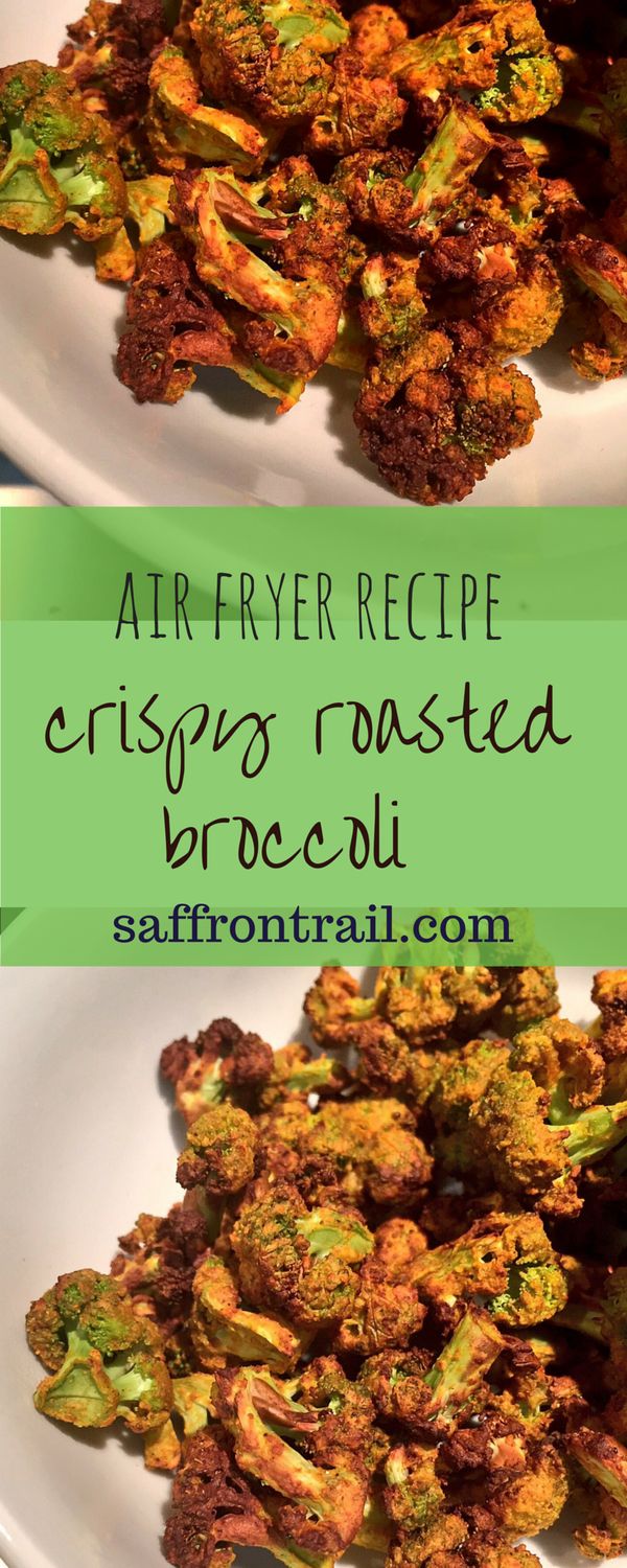 Zero Oil Crispy Broccoli in the Air Fryer