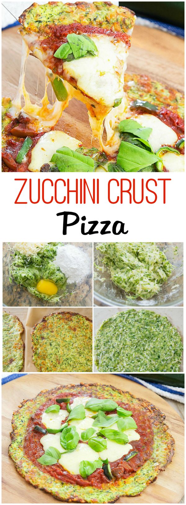 Zucchini Crust Pizza