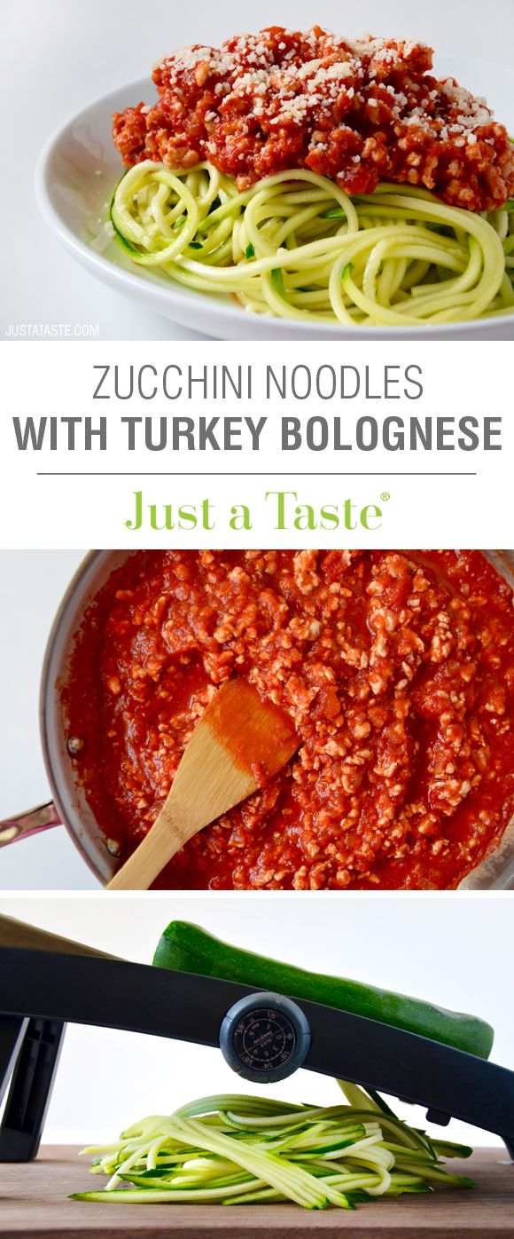 Zucchini Noodles with Turkey Bolognese