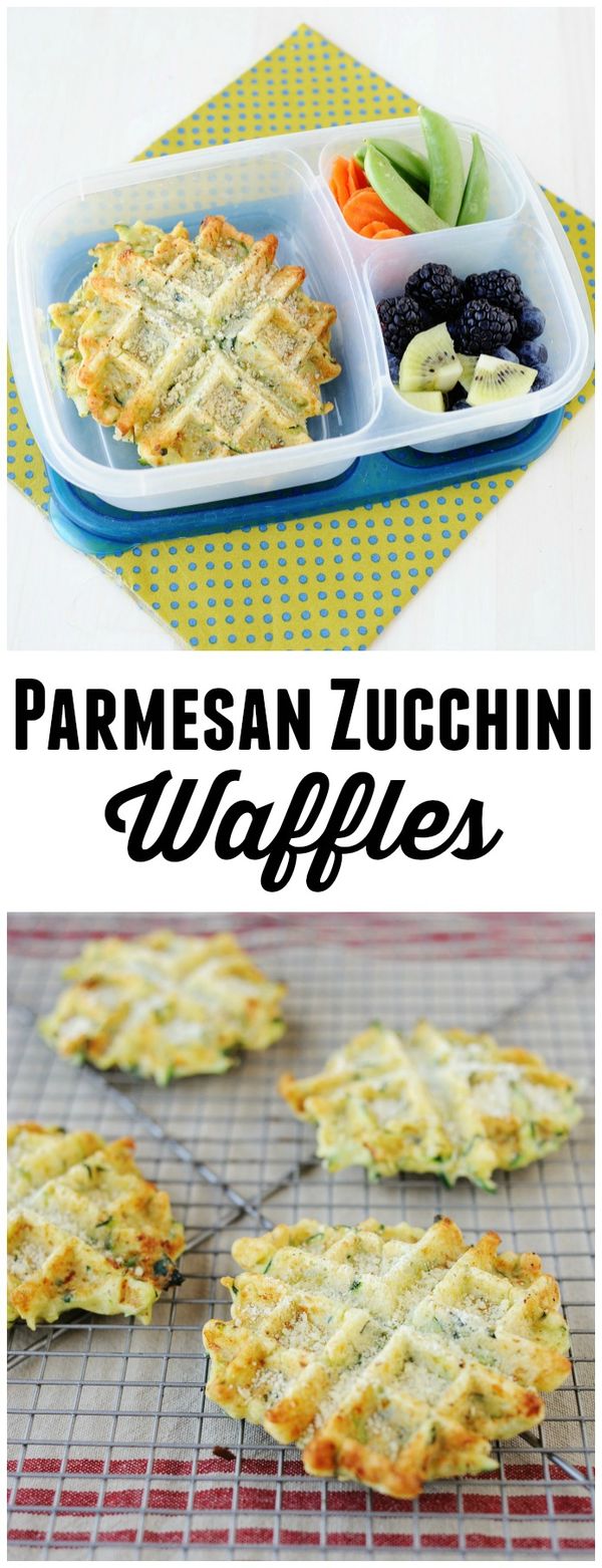 Zucchini Parmesan Waffles