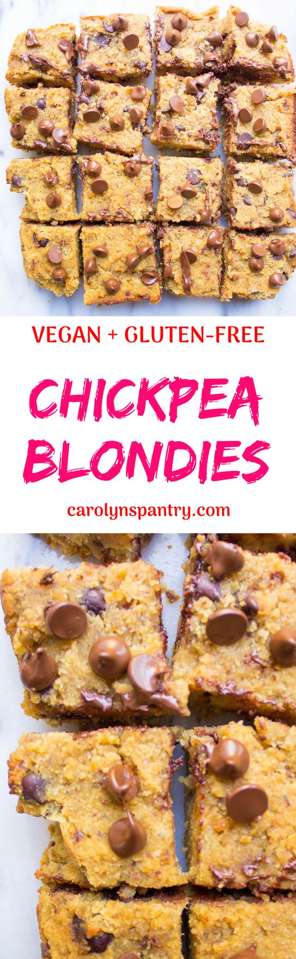 10-Ingredient Chickpea Blondies