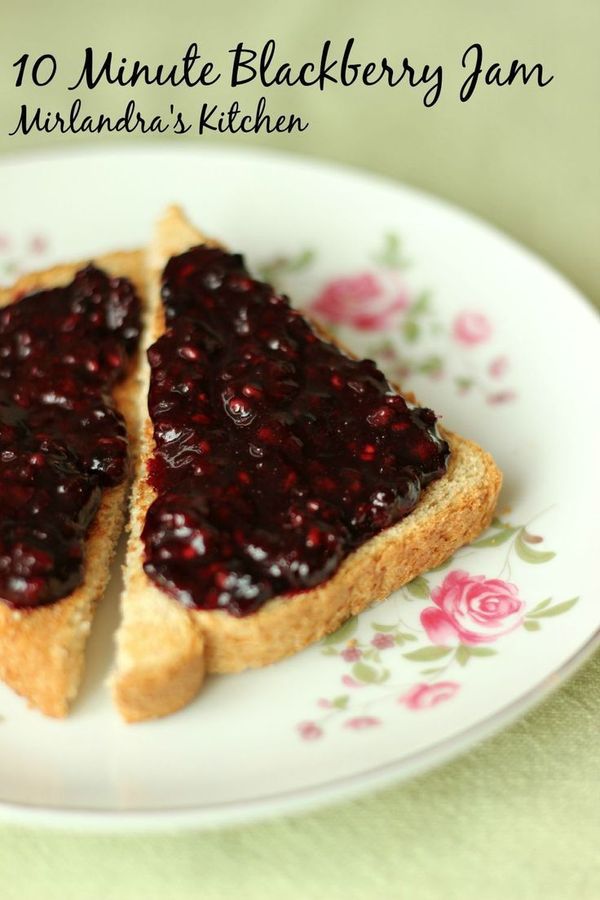 10 Minute Blackberry Jam