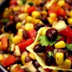 15 minute Black Bean and Corn Salsa