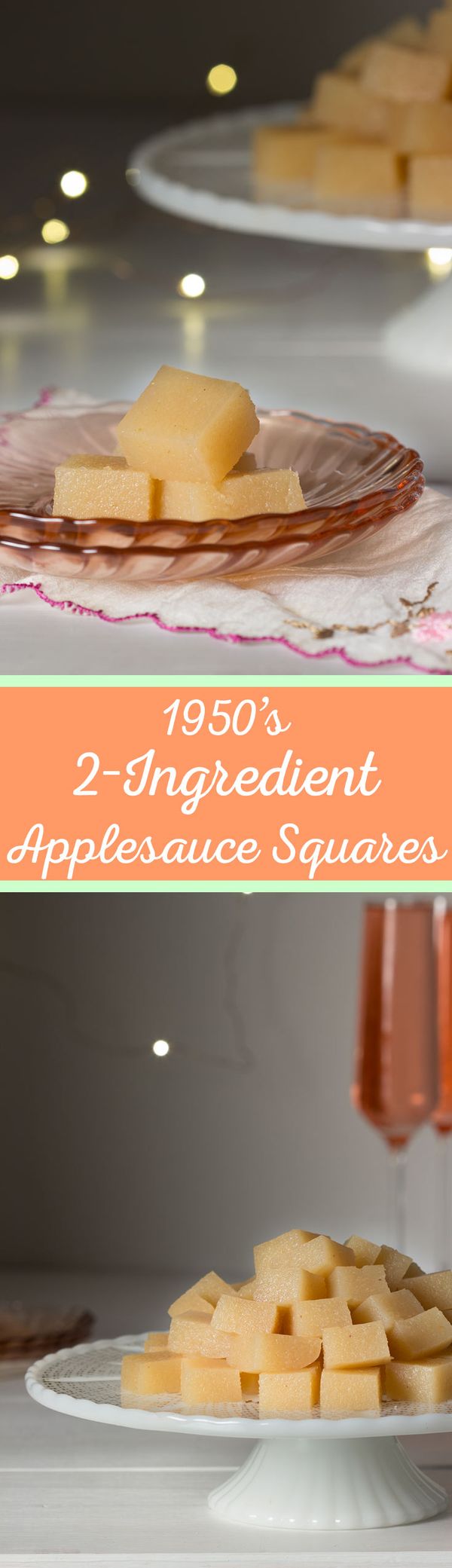 1950’s Two-Ingredient Applesauce Squares