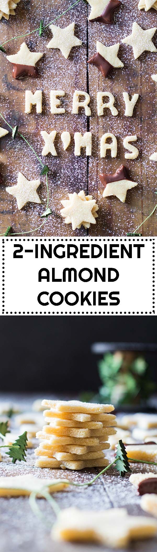 2 Ingredient Almond Cookies