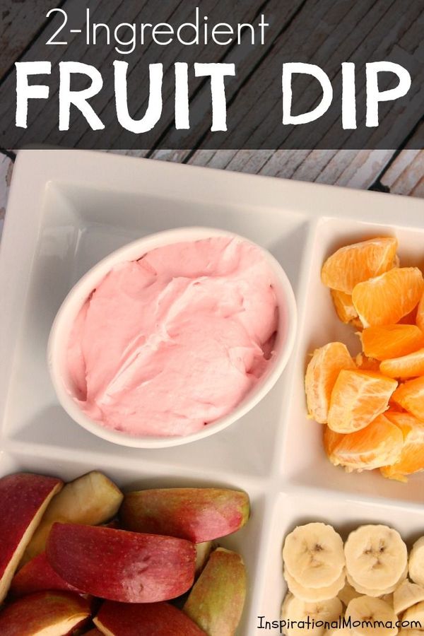 2-Ingredient Fruit Dip