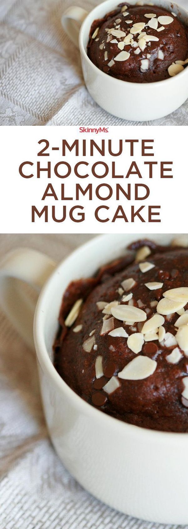 2-Minute Chocolate Almond Mug Cake