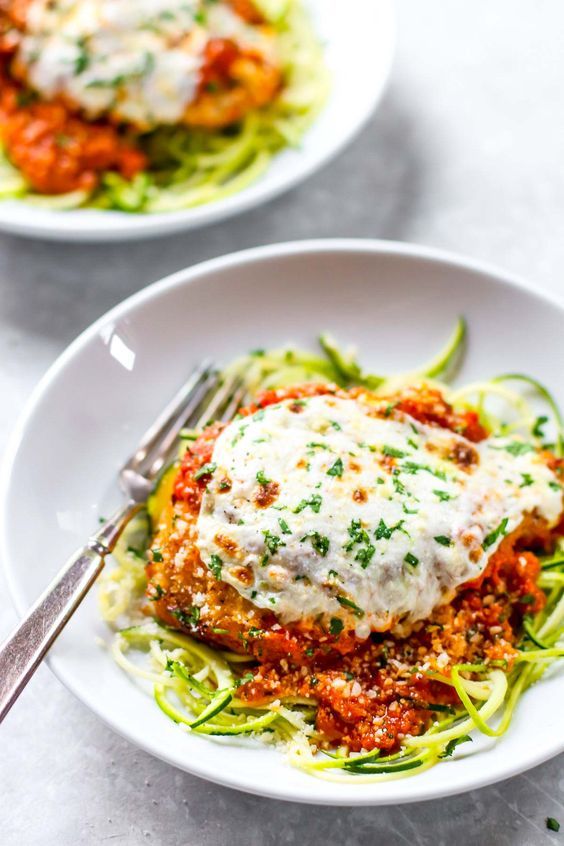 20 Minute Healthy Chicken Parmesan