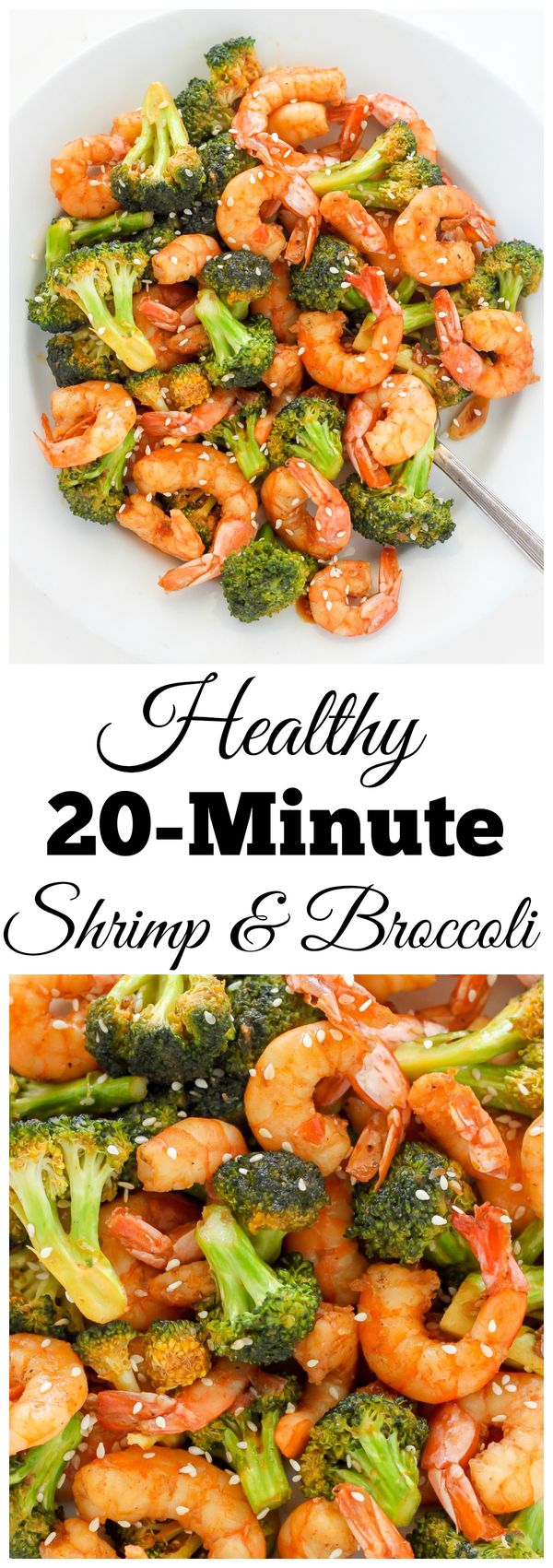 20-Minute Skinny Sriracha Shrimp and Broccoli