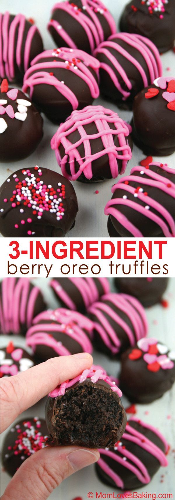 3-Ingredient Berry Oreo Truffles