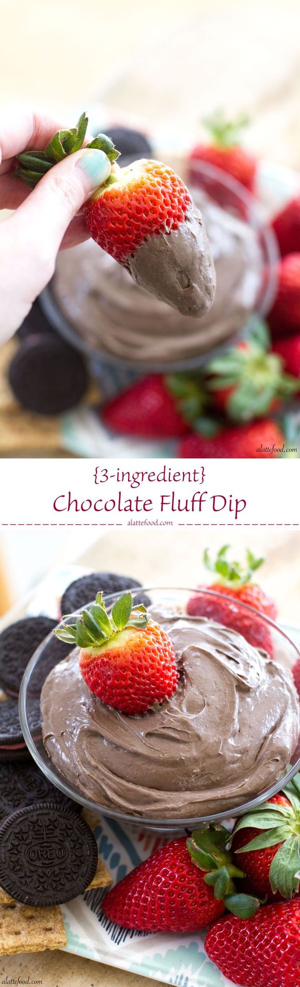 (3-ingredient Chocolate Fluff Dip