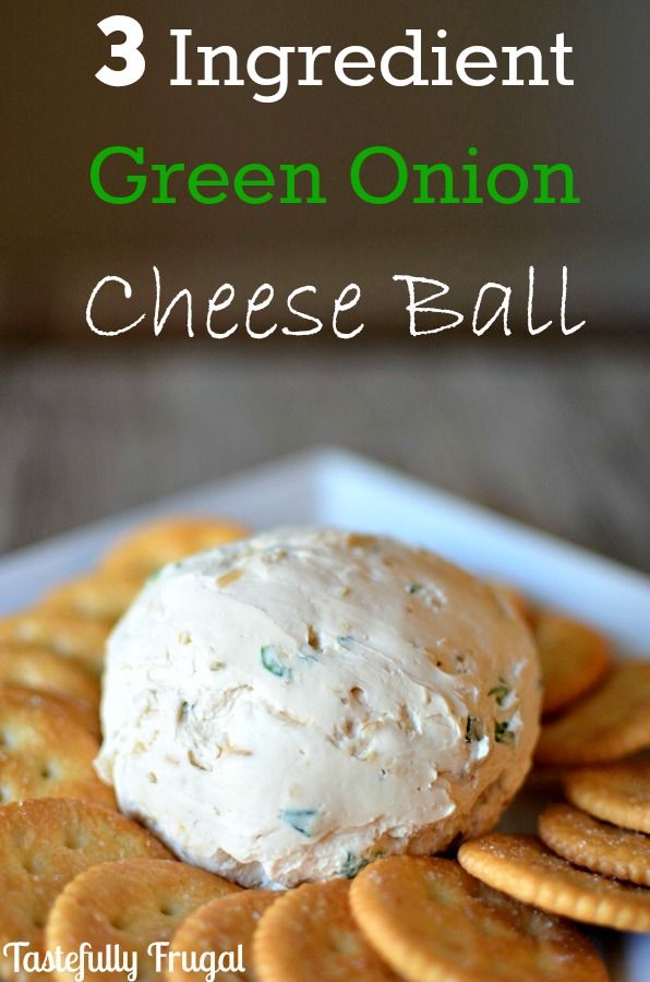 3 Ingredient Green Onion Cheese Ball