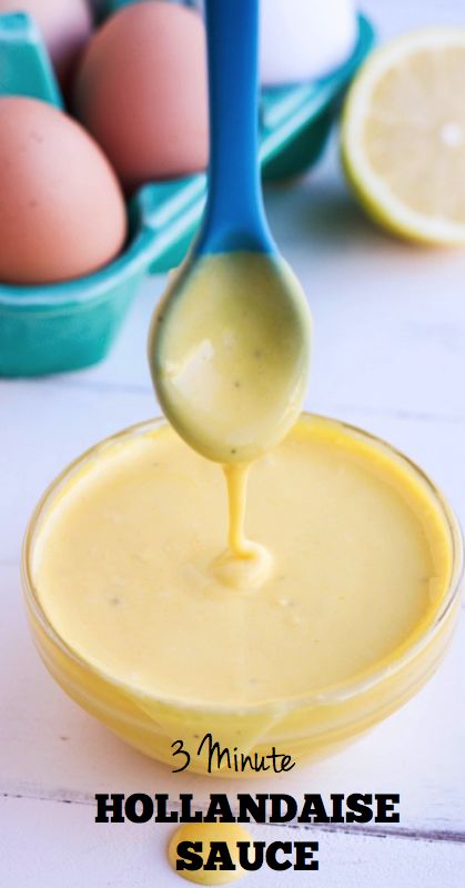 3 Minute Hollandaise Sauce