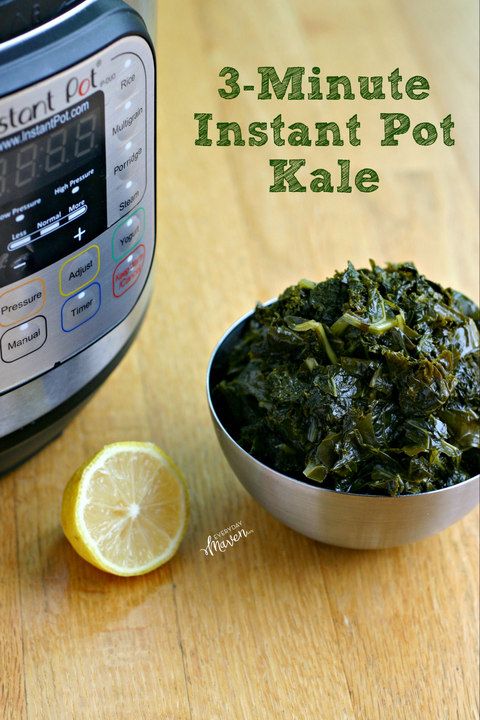 3-Minute Instant Pot Kale