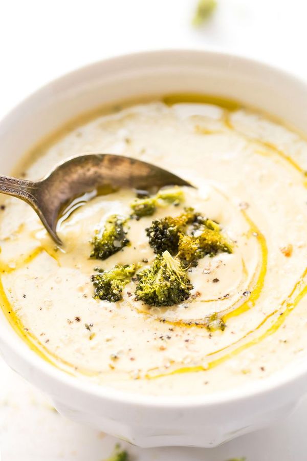 30-Minute Roasted Broccoli Chowder