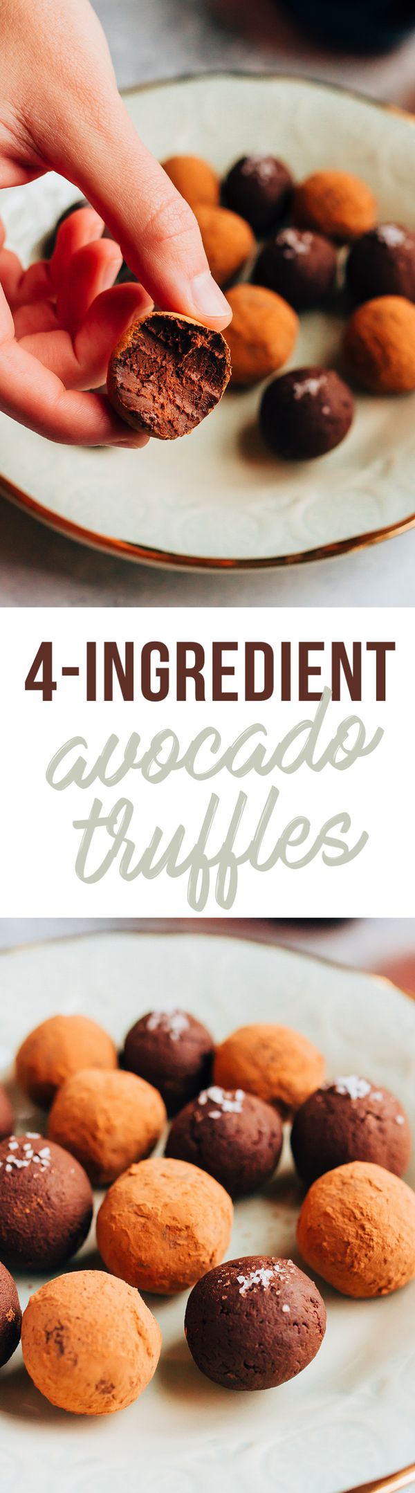 4-Ingredient Chocolate Avocado Truffles