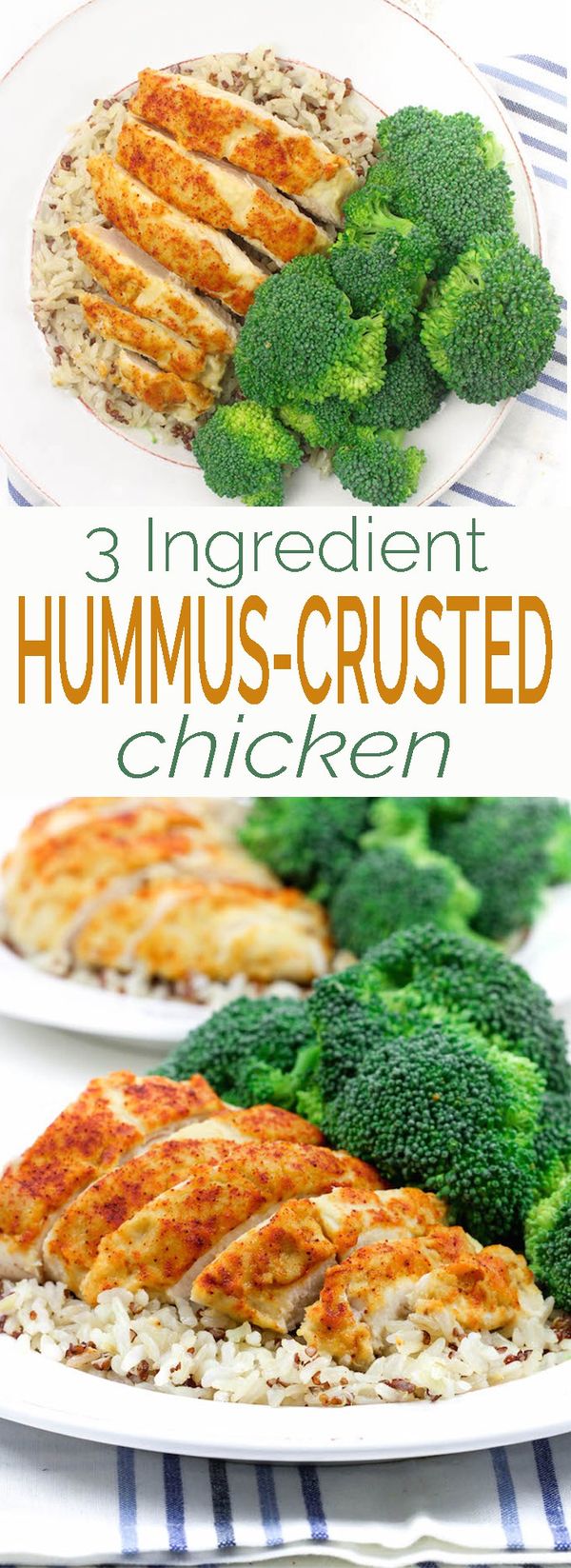 4-Ingredient Hummus-Crusted Chicken