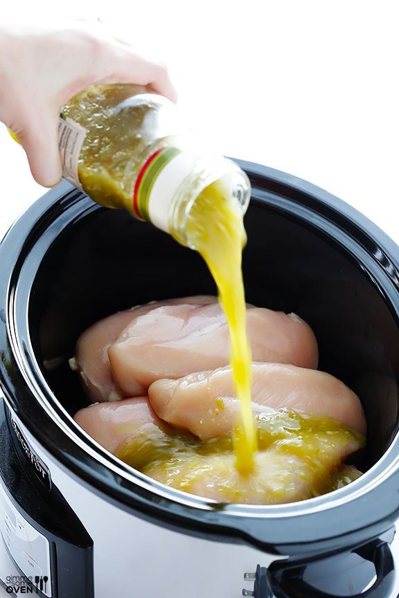 4-Ingredient Slow Cooker Salsa Verde Chicken