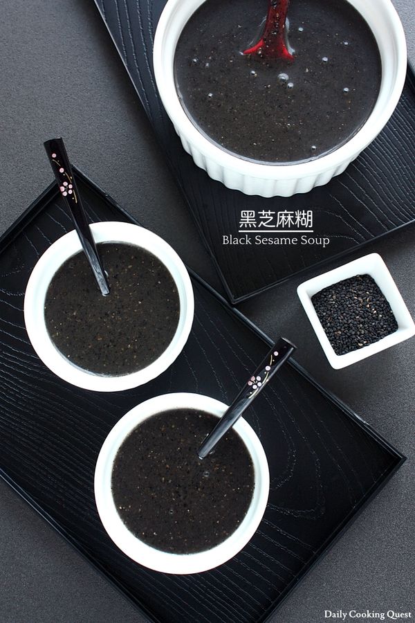 黑芝麻糊 - Black Sesame Soup