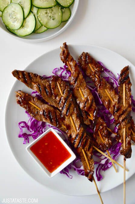 5-Ingredient Beef Satays