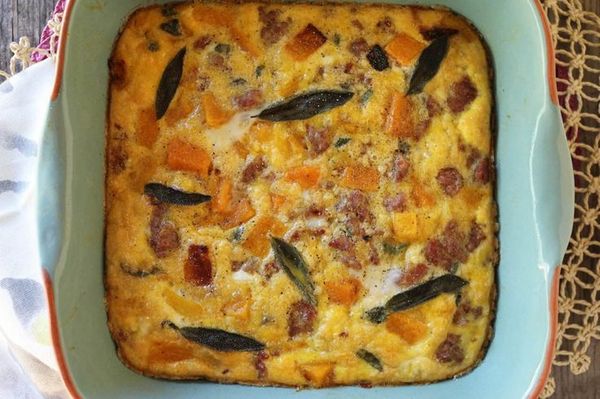 5 Ingredient Butternut Squash & Sage Breakfast Casserole