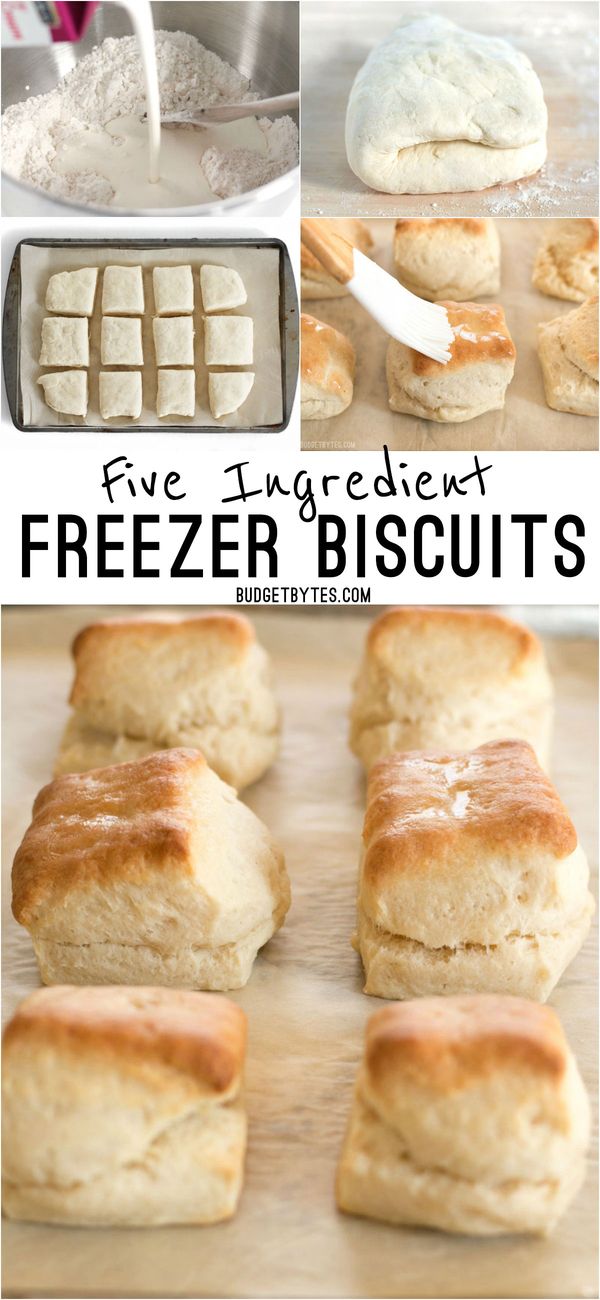 5 Ingredient Freezer Biscuits
