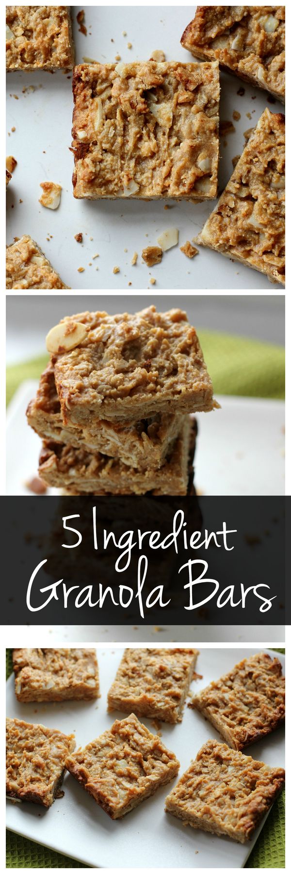 5 Ingredient Granola Bars