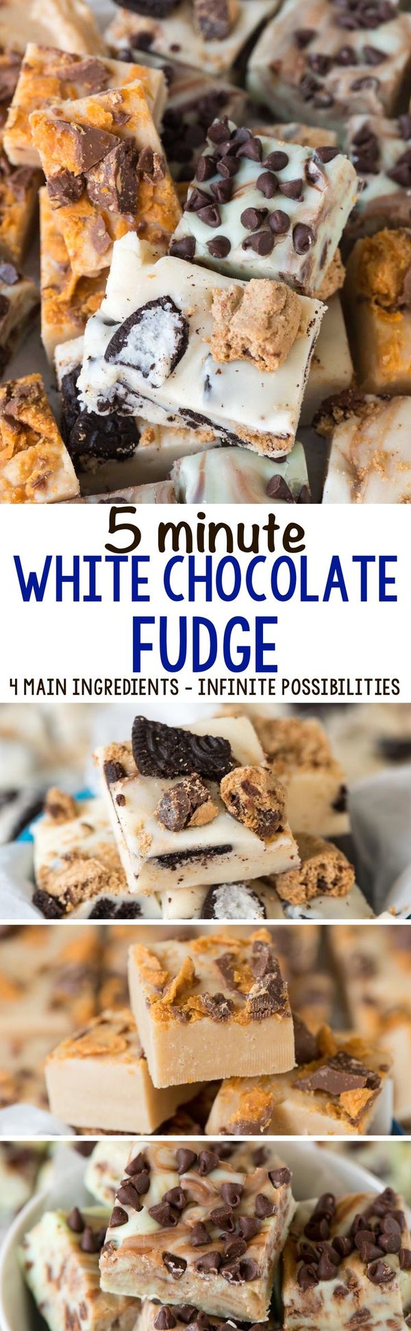 5 Minute White Chocolate Fudge