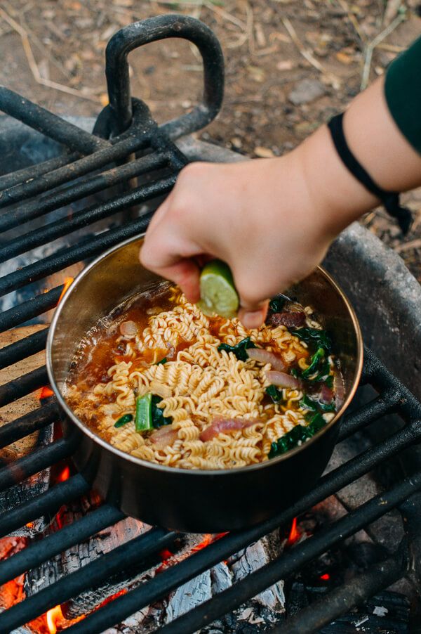 “Pho” Ramen (Over a Campfire…Or Your Stove!