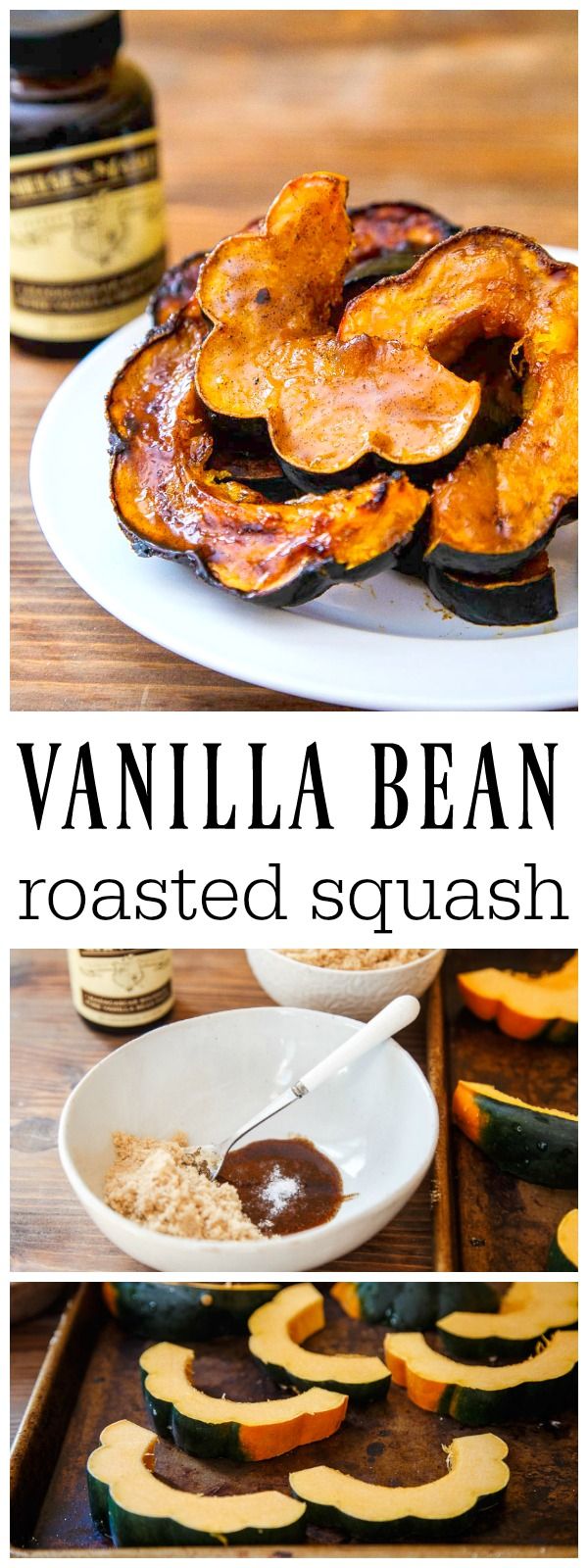 A Small Thanksgiving: Vanilla Bean Roasted Acorn Squash