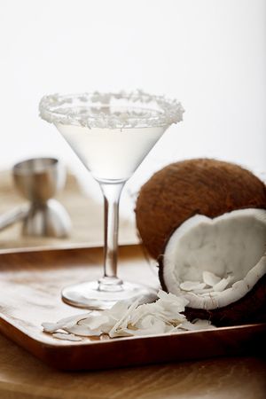 A Touch of Lychee in a Coconut Martini