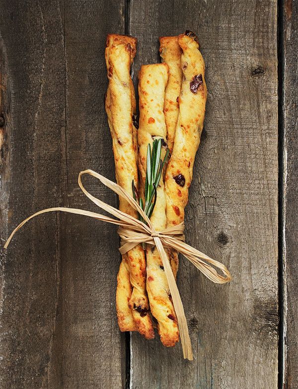 Aged Cheddar and Cranberry Bread Twists