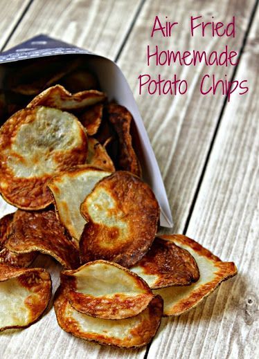 Air Fried Homemade Potato Chips