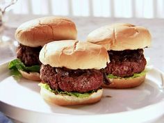 Ale House Burgers with Red Onion Compote