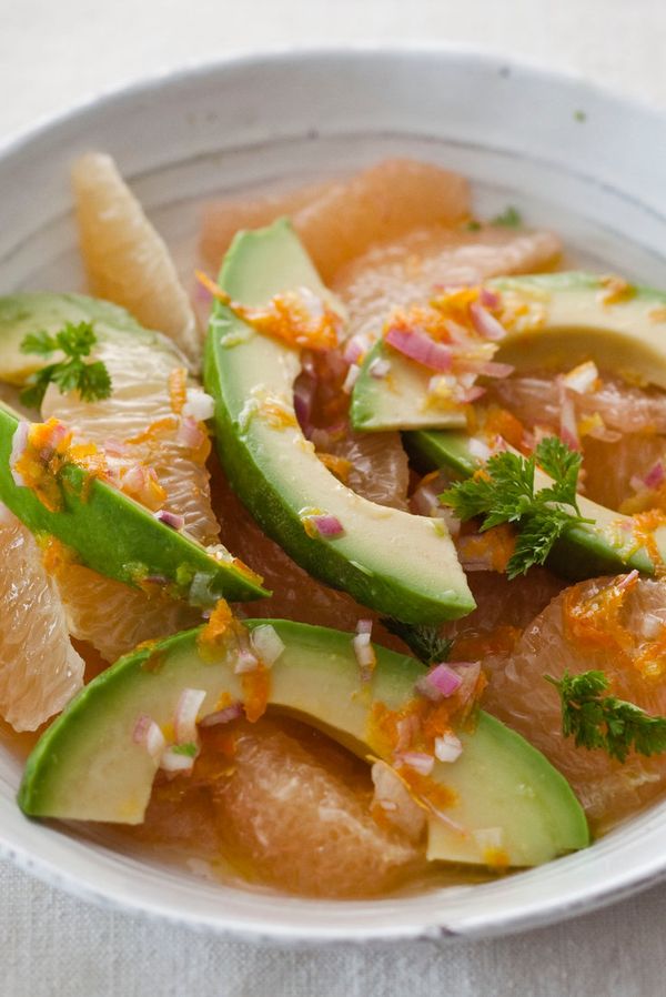 Alice Waters’s Grapefruit and Avocado Salad