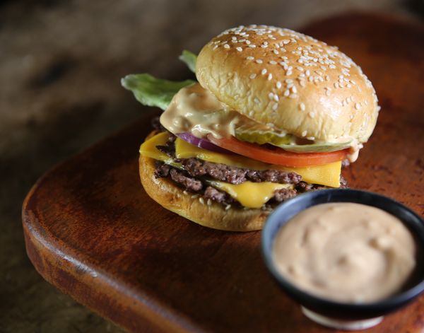 All-American Double Patty Cheeseburgers with Nancy's Special Sauce