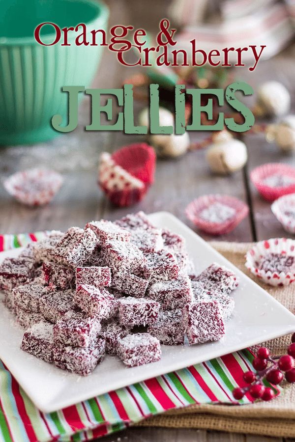 All Natural Cranberry Jellies