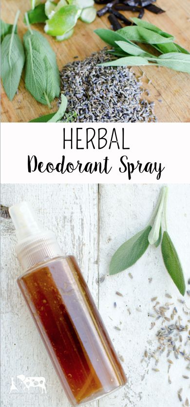 All-Natural Herbal Deodorant Spray