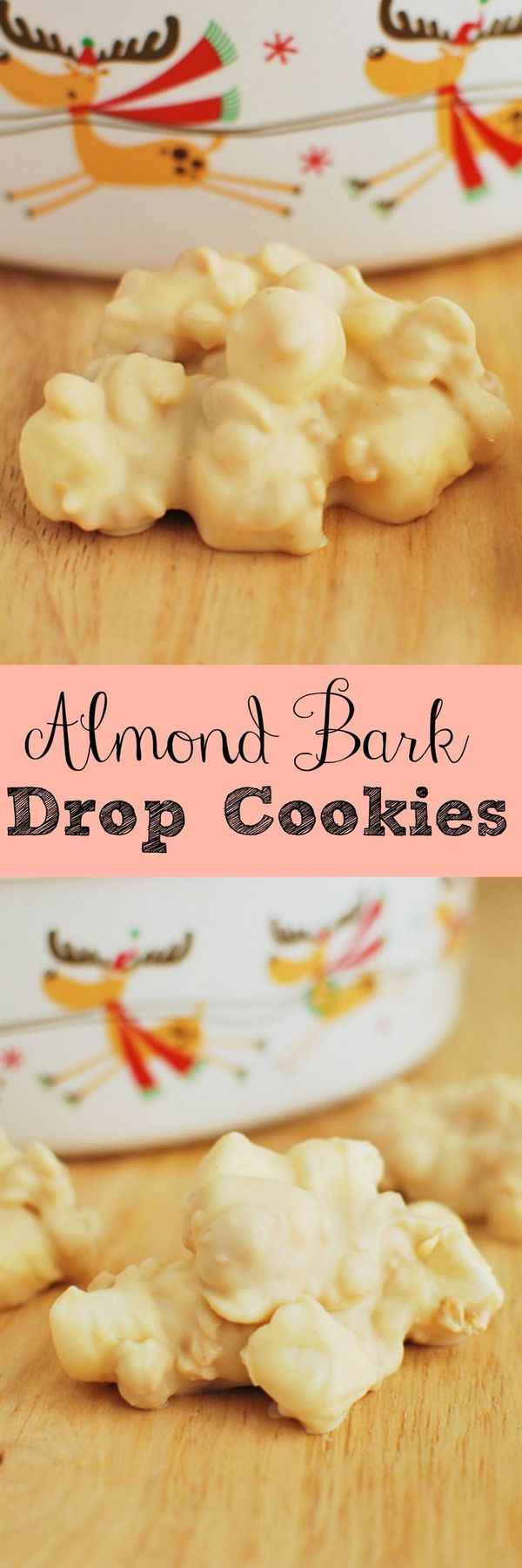 Almond Bark Drop Cookies