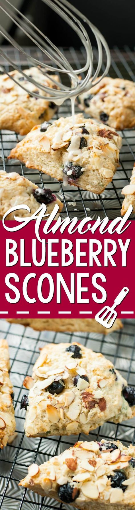 Almond Blueberry Scones