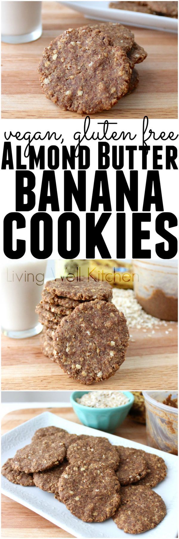 Almond Butter Banana Cookies